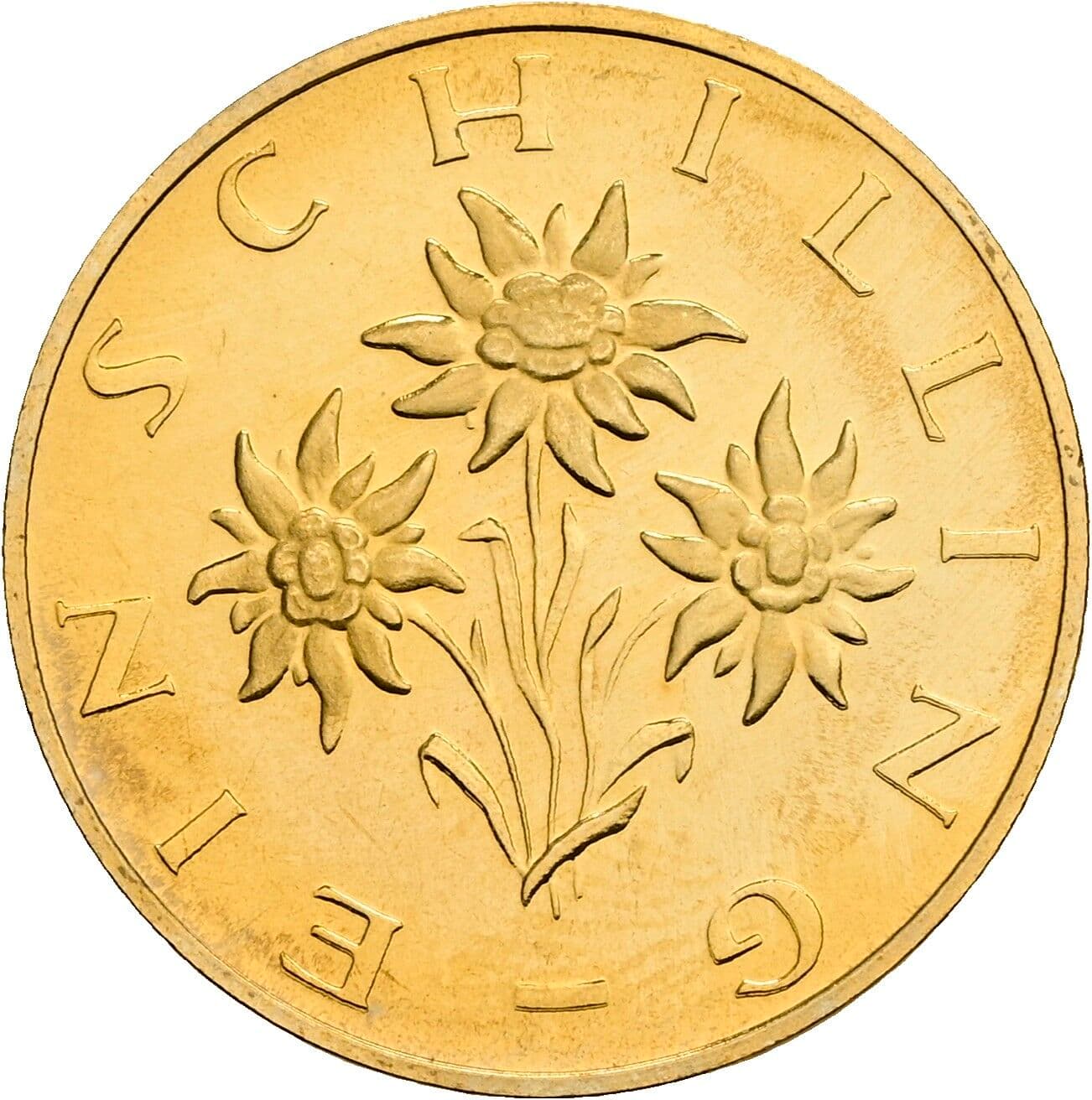 1 Schilling 1981 – Rückseite