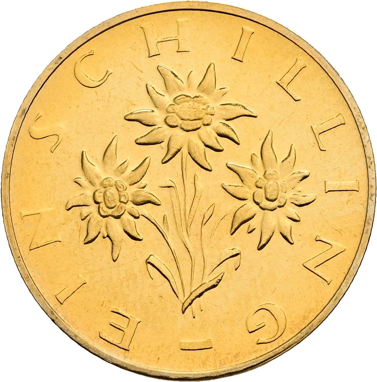 1 Schilling 1981 – Rückseite