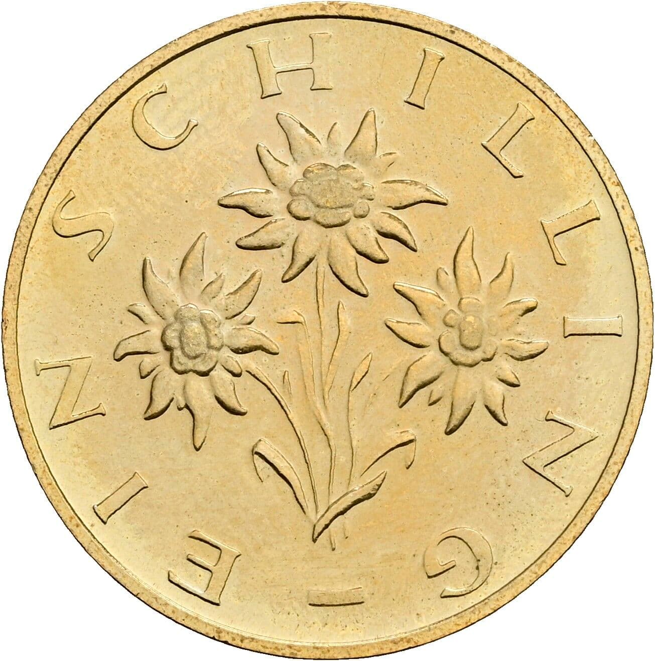 1 Schilling 1981 – Rückseite