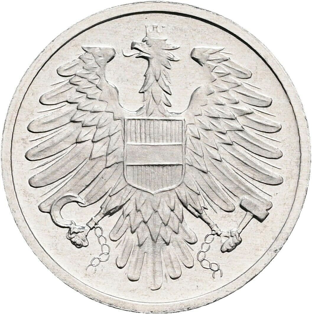 2 Groschen 1980 – Rückseite