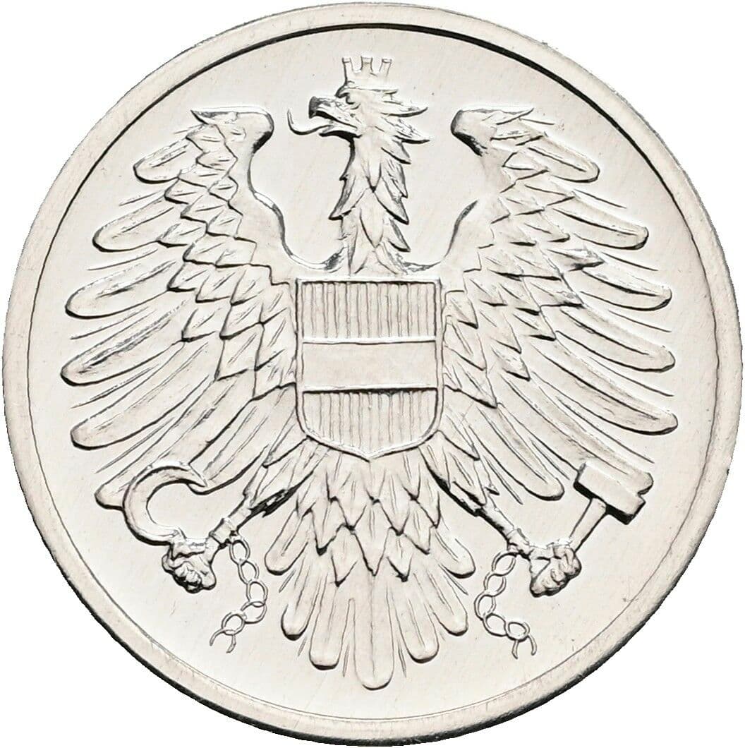 2 Groschen 1980 – Rückseite
