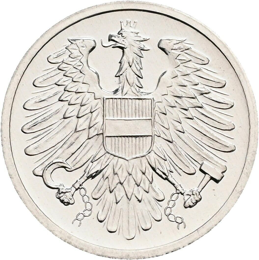 2 Groschen 1980 – Rückseite