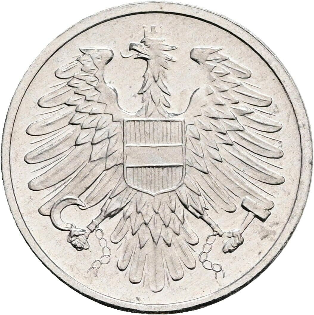 2 Groschen 1980 – Rückseite