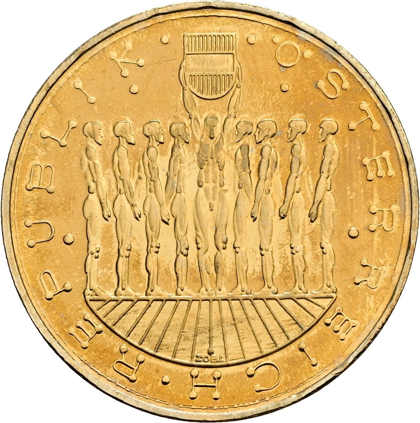 20 Schilling 1981 – Rückseite
