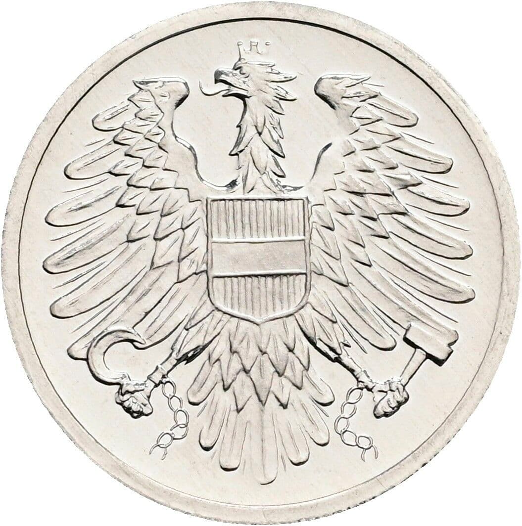 2 Groschen 1980 – Rückseite