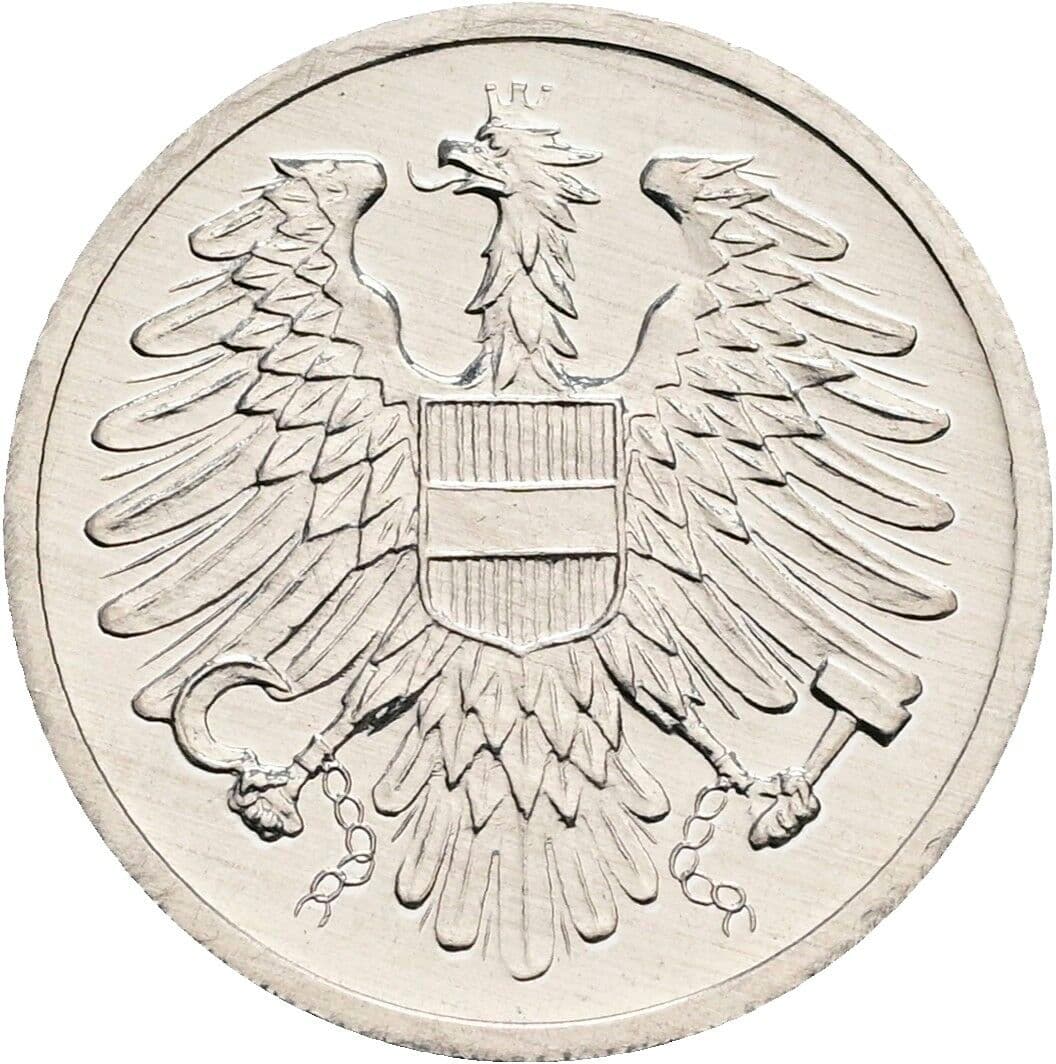 2 Groschen 1980 – Rückseite