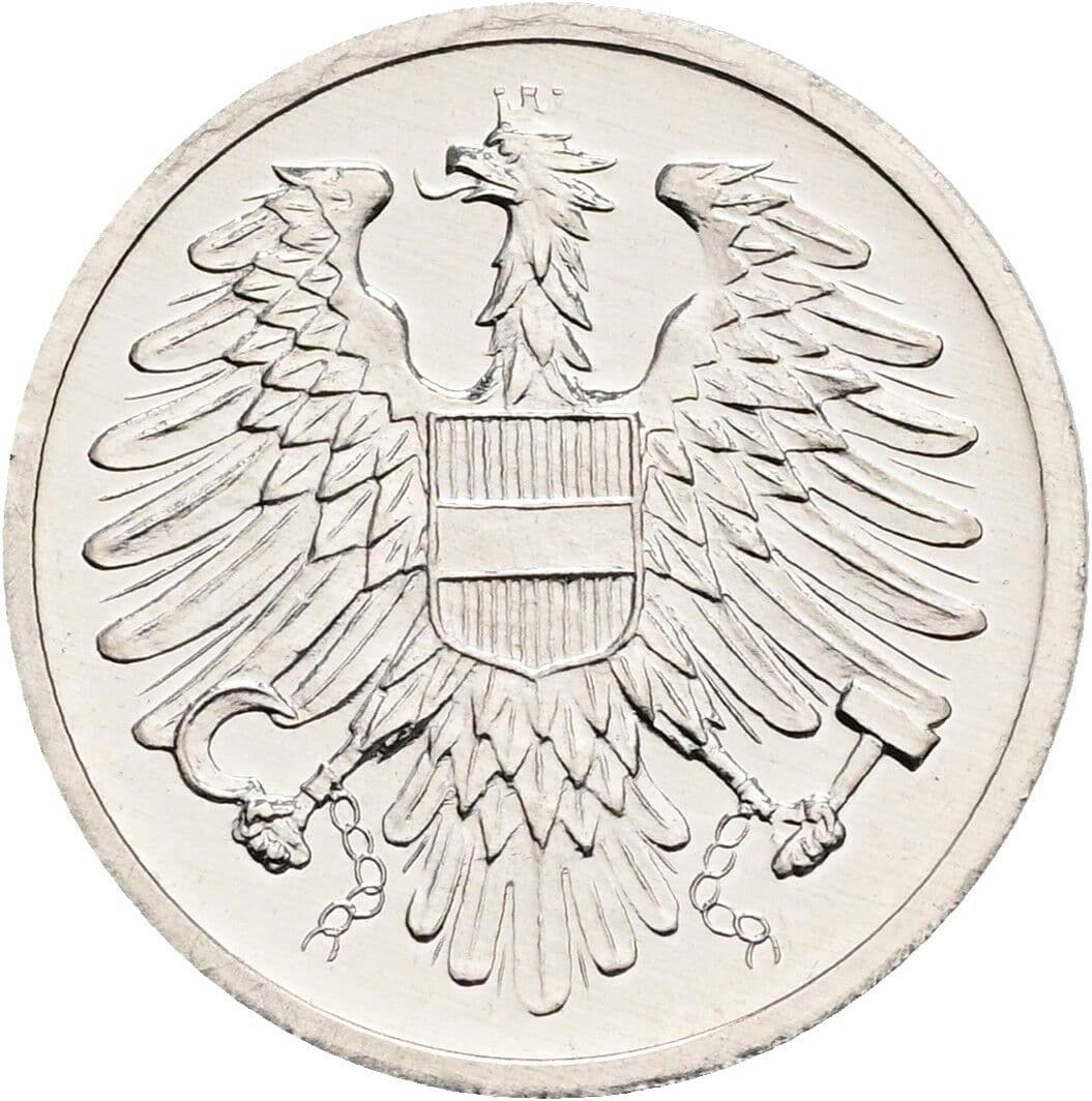 2 Groschen 1980 – Rückseite