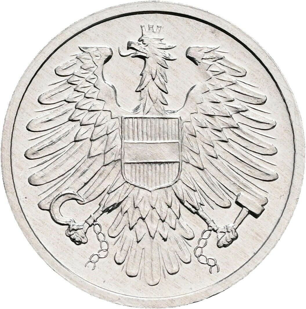 2 Groschen 1980 – Rückseite