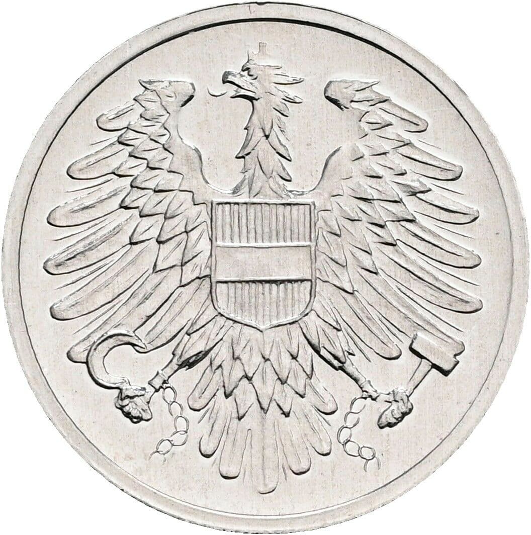 2 Groschen 1980 – Rückseite