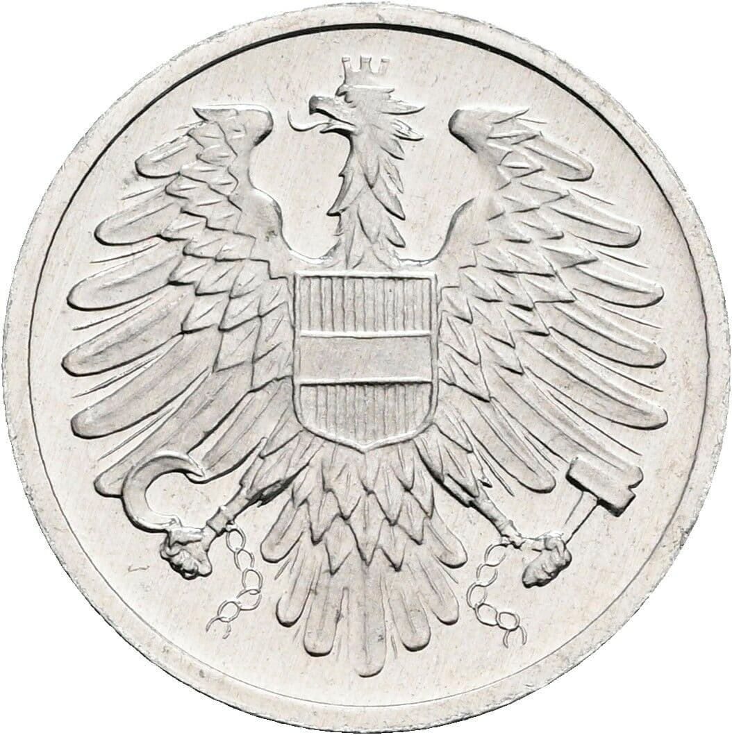 2 Groschen 1980 – Rückseite