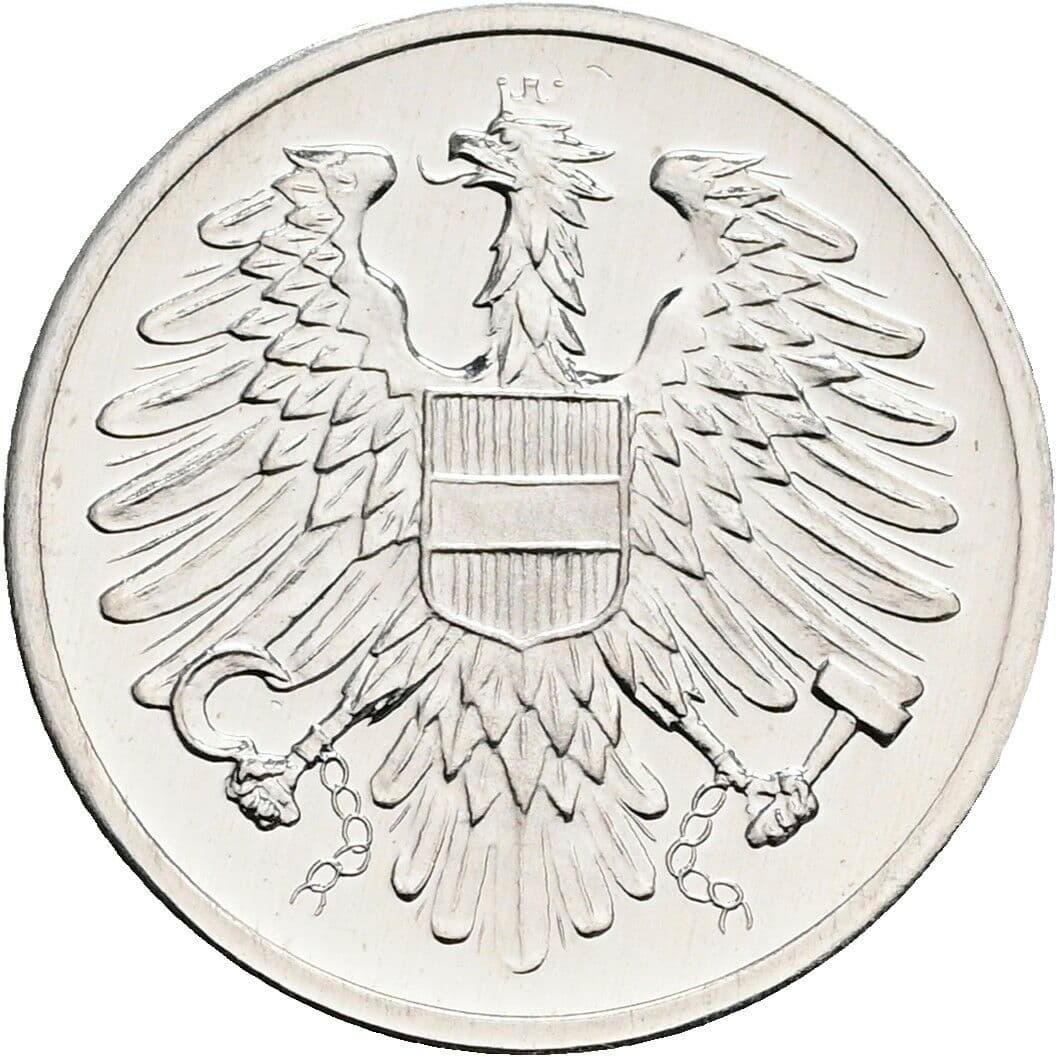 2 Groschen 1980 – Rückseite