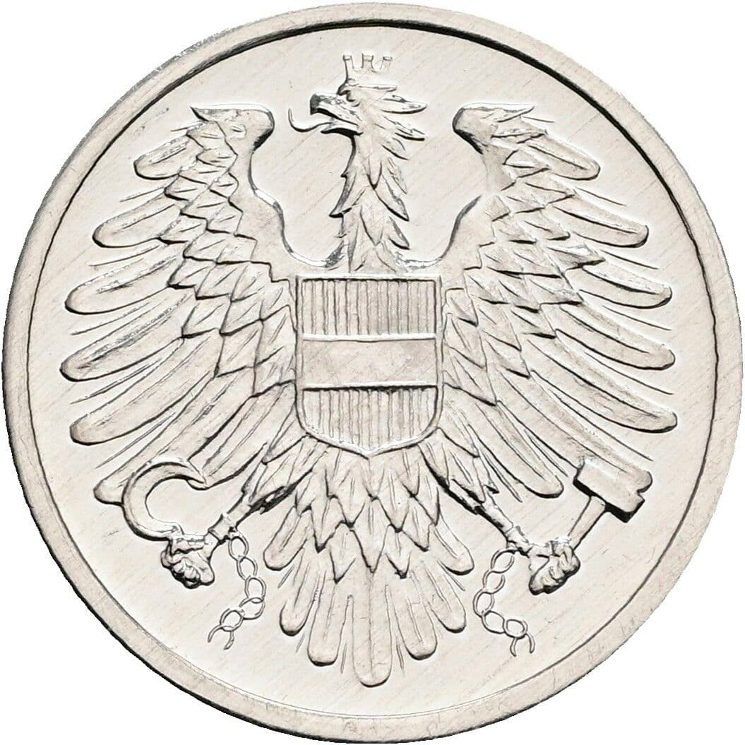 2 Groschen 1980 – Rückseite