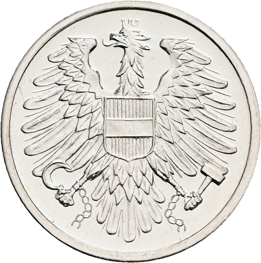 2 Groschen 1980 – Rückseite