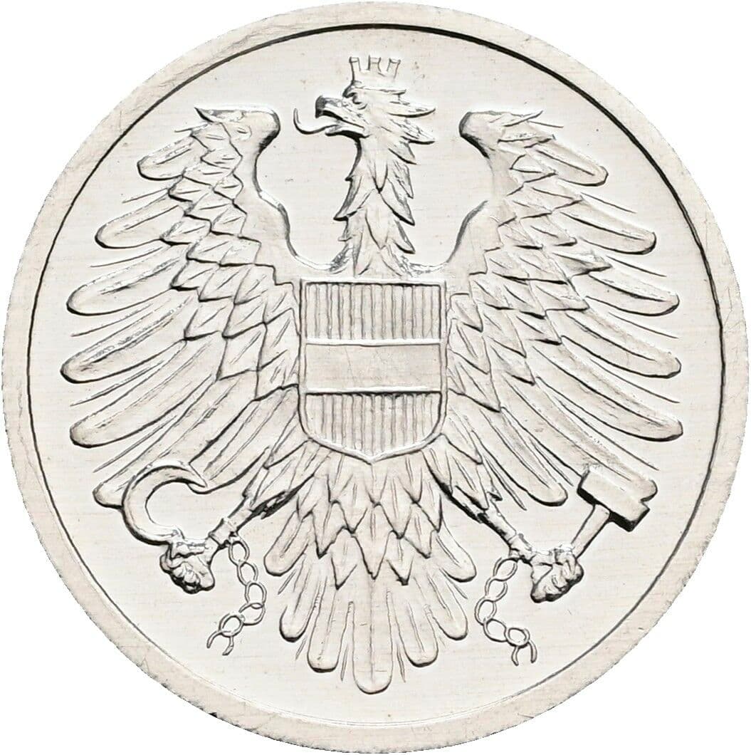 2 Groschen 1980 – Rückseite