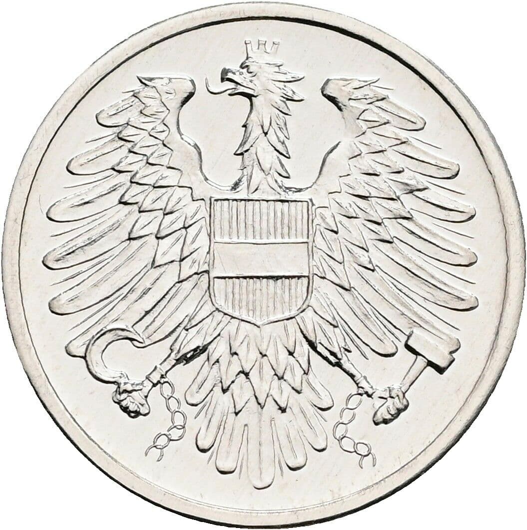 2 Groschen 1980 – Rückseite
