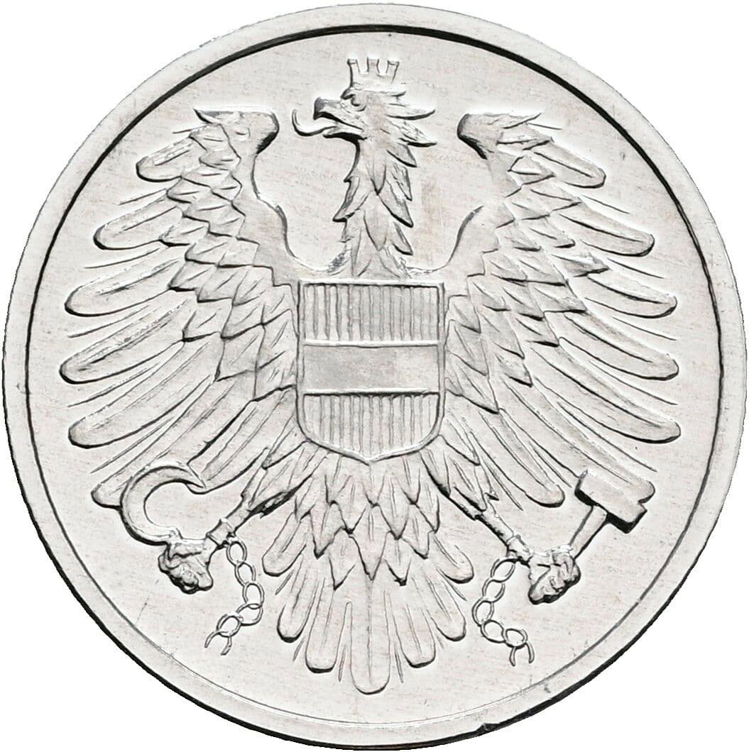 2 Groschen 1980 – Rückseite