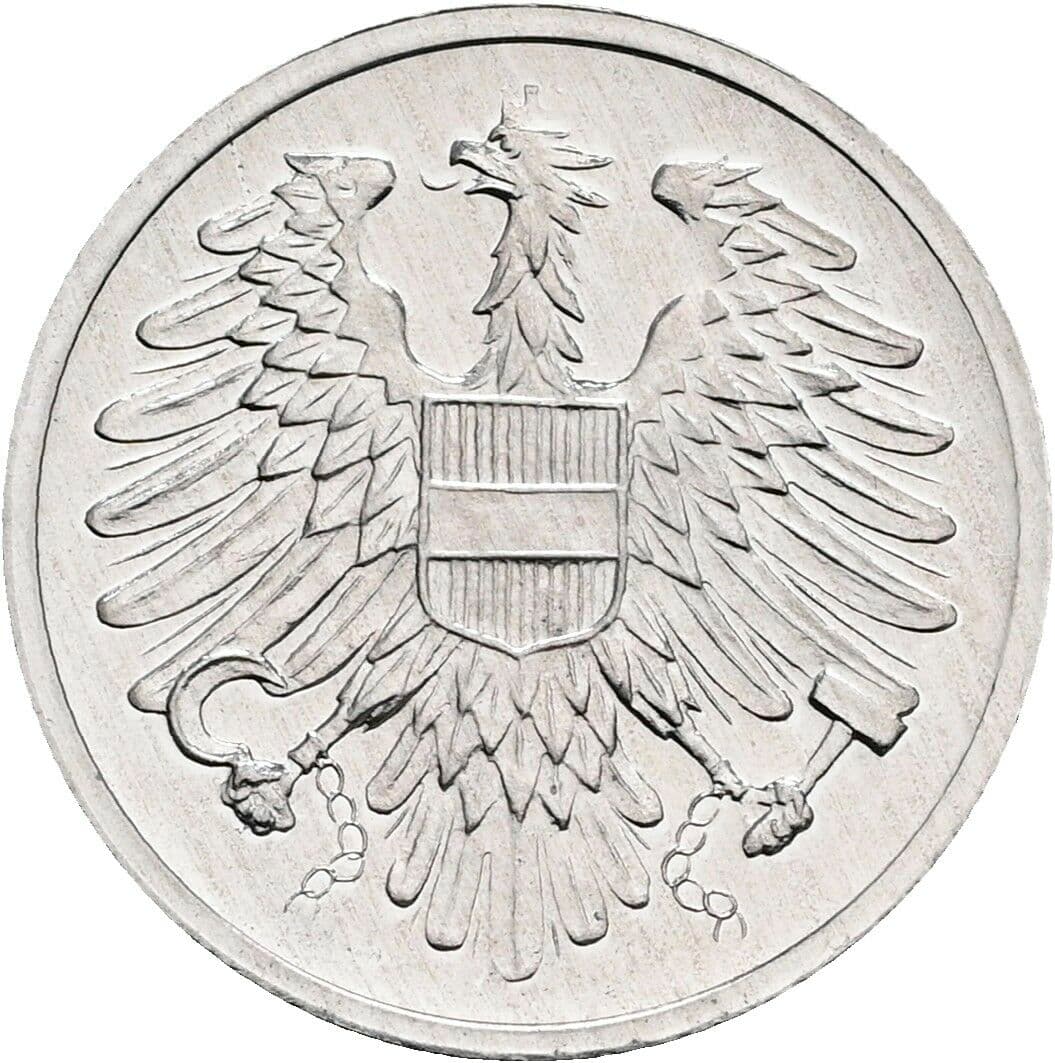 2 Groschen 1980 – Rückseite