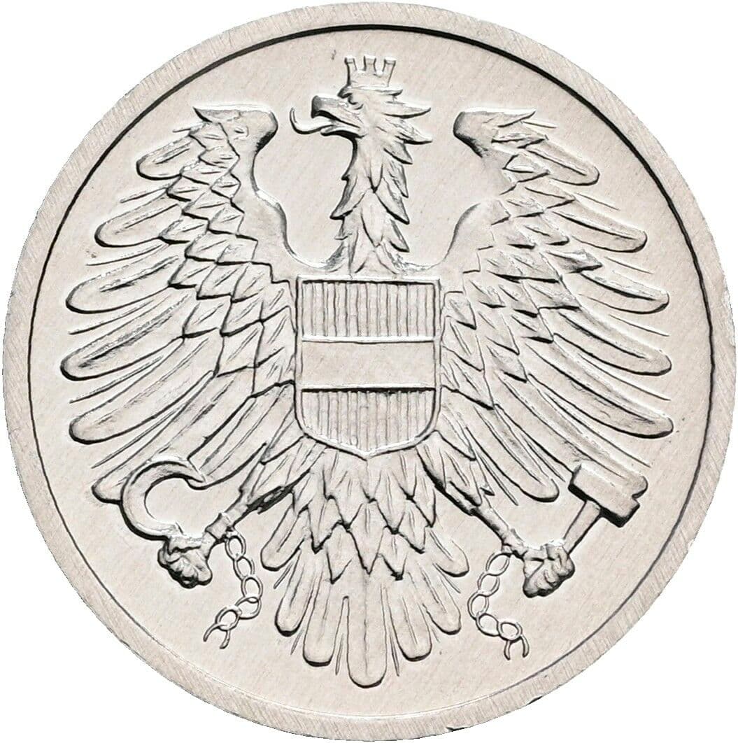 2 Groschen 1989 – Rückseite