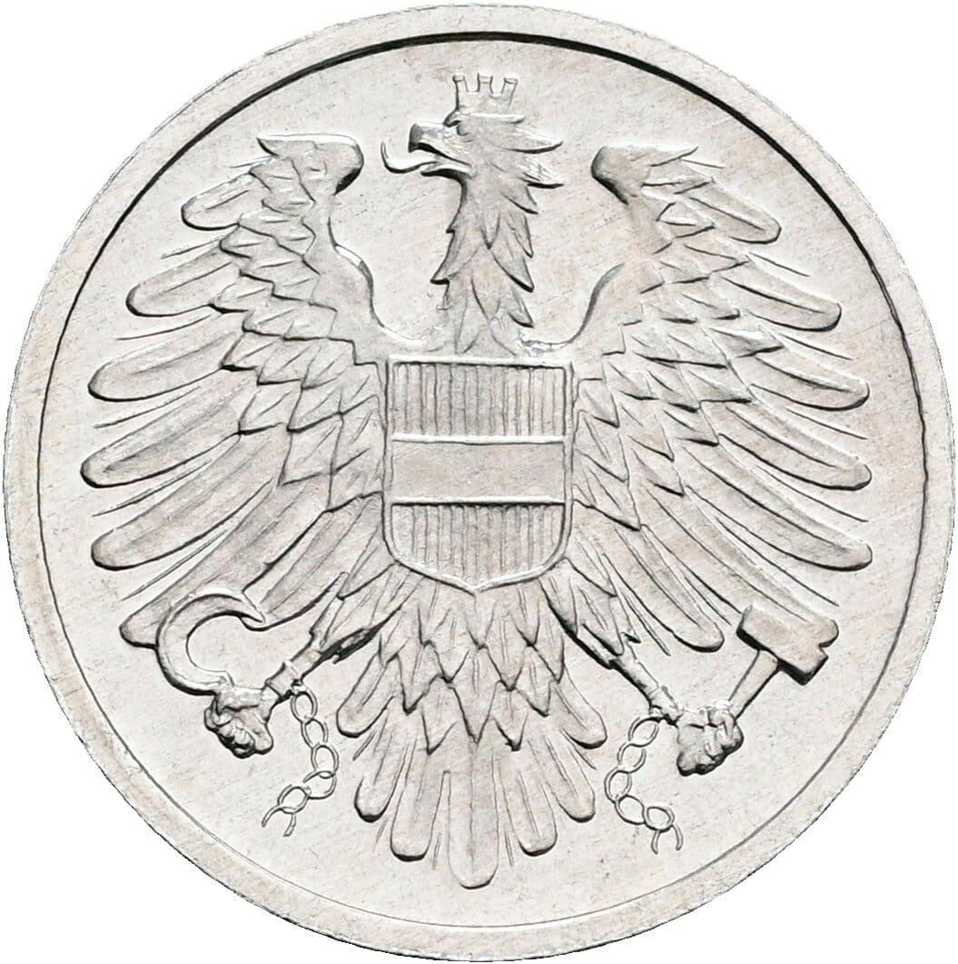 2 Groschen 1980 – Rückseite