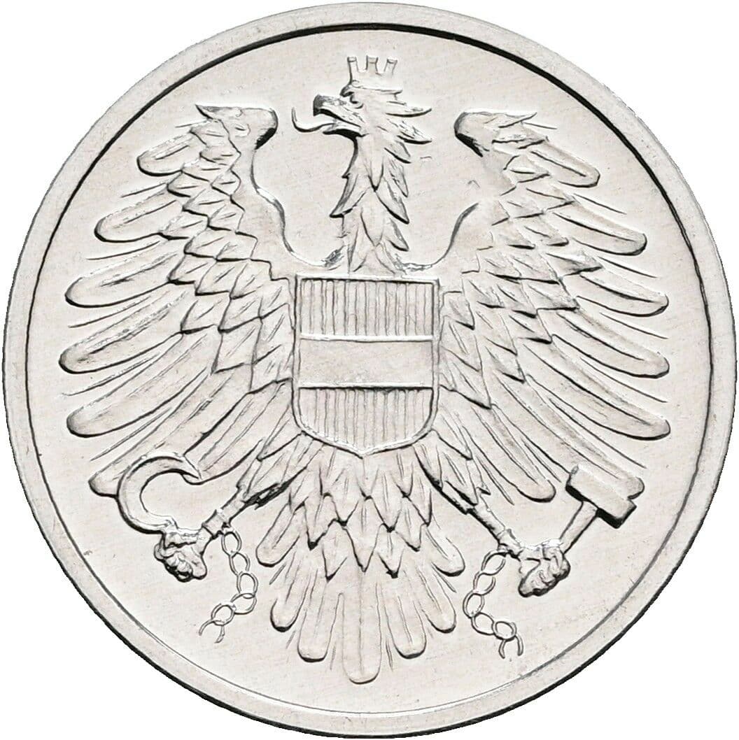 2 Groschen 1980 – Rückseite