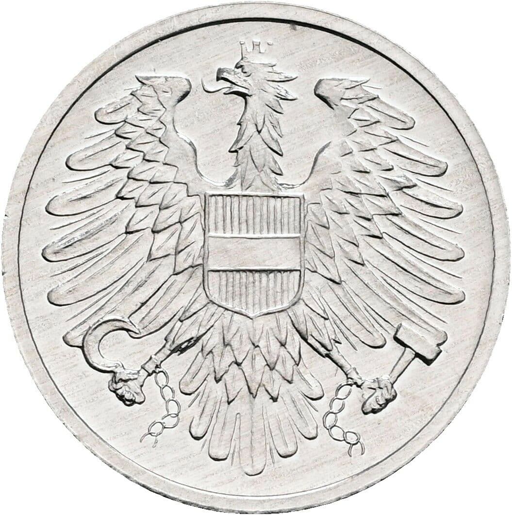 2 Groschen 1980 – Rückseite