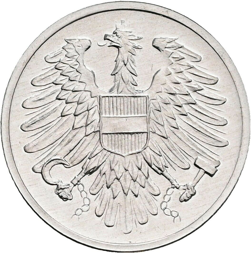 2 Groschen 1980 – Rückseite