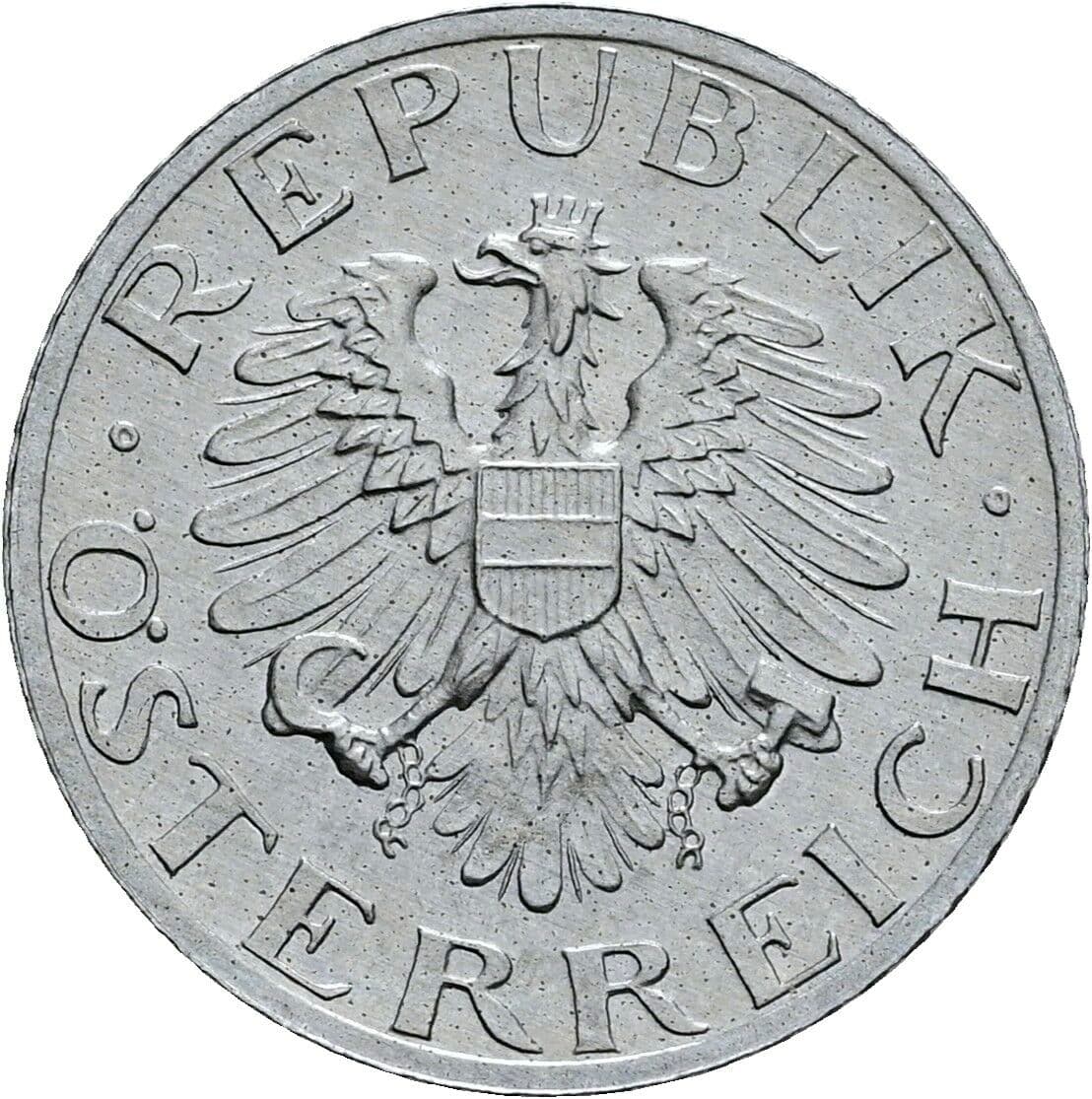 5 Groschen 1989 – Rückseite