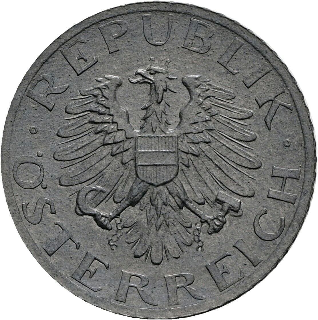 5 Groschen 1980 – Rückseite