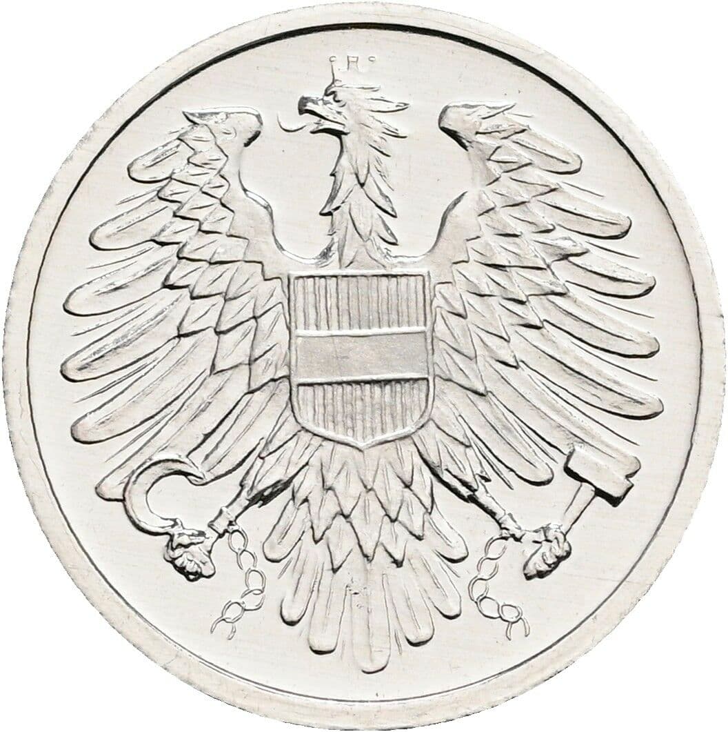 2 Groschen 1980 – Rückseite
