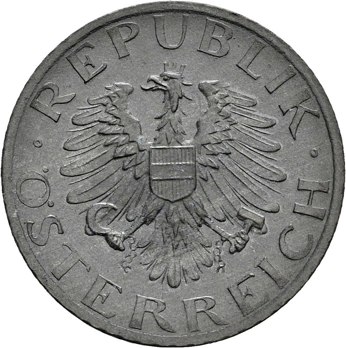 5 Groschen 1980 – Rückseite