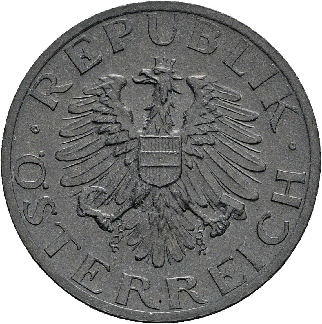 5 Groschen 1980 – Rückseite