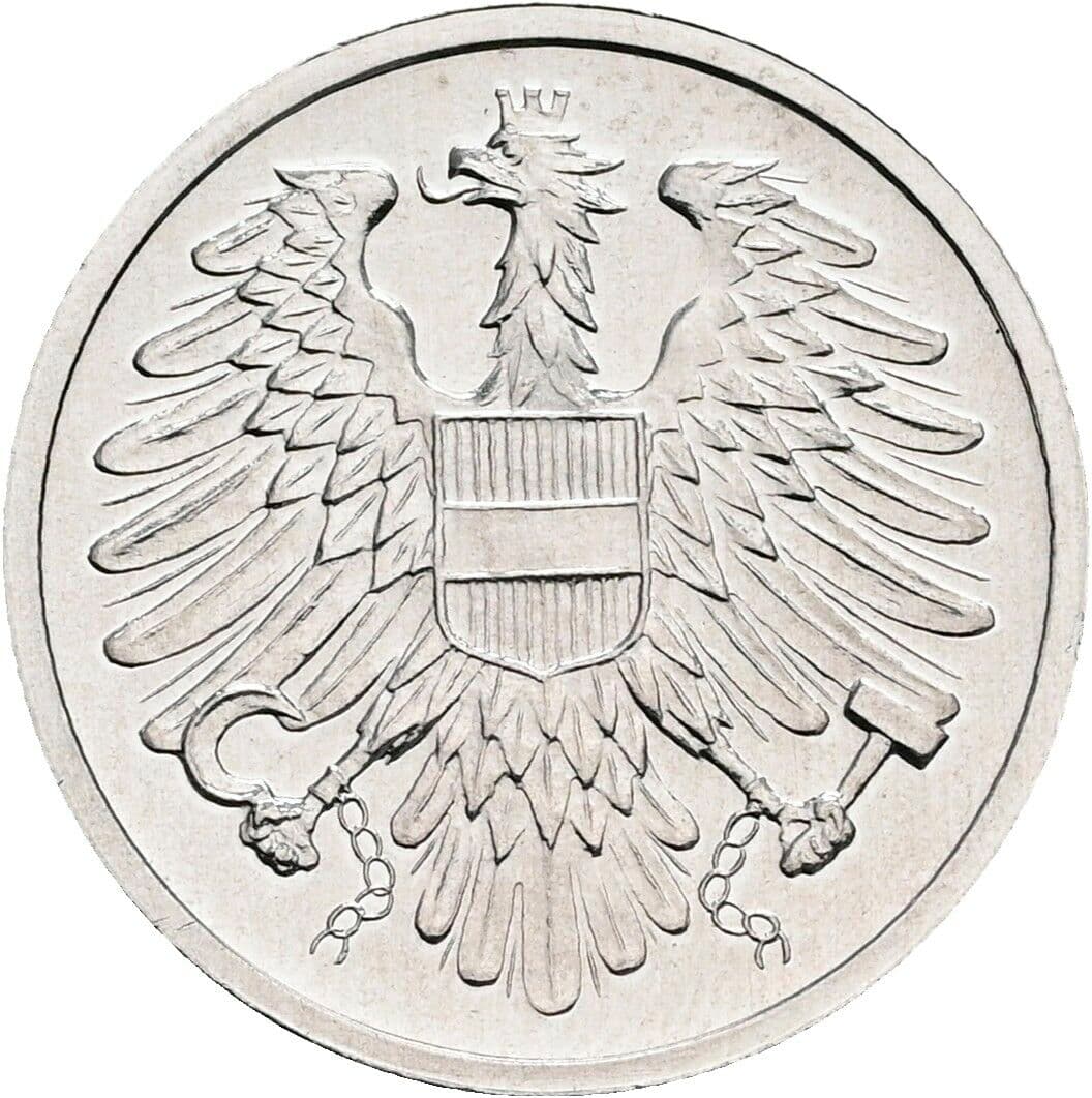 2 Groschen 1980 – Rückseite