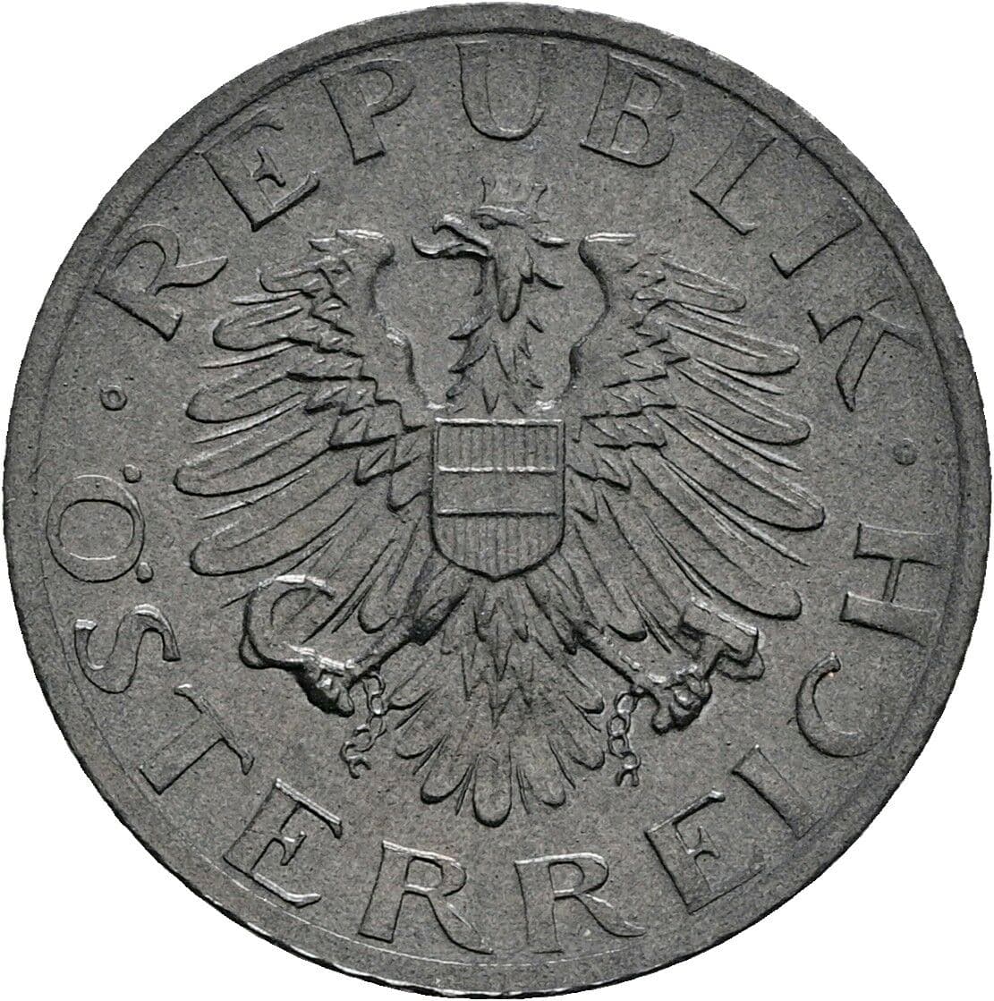 5 Groschen 1980 – Rückseite