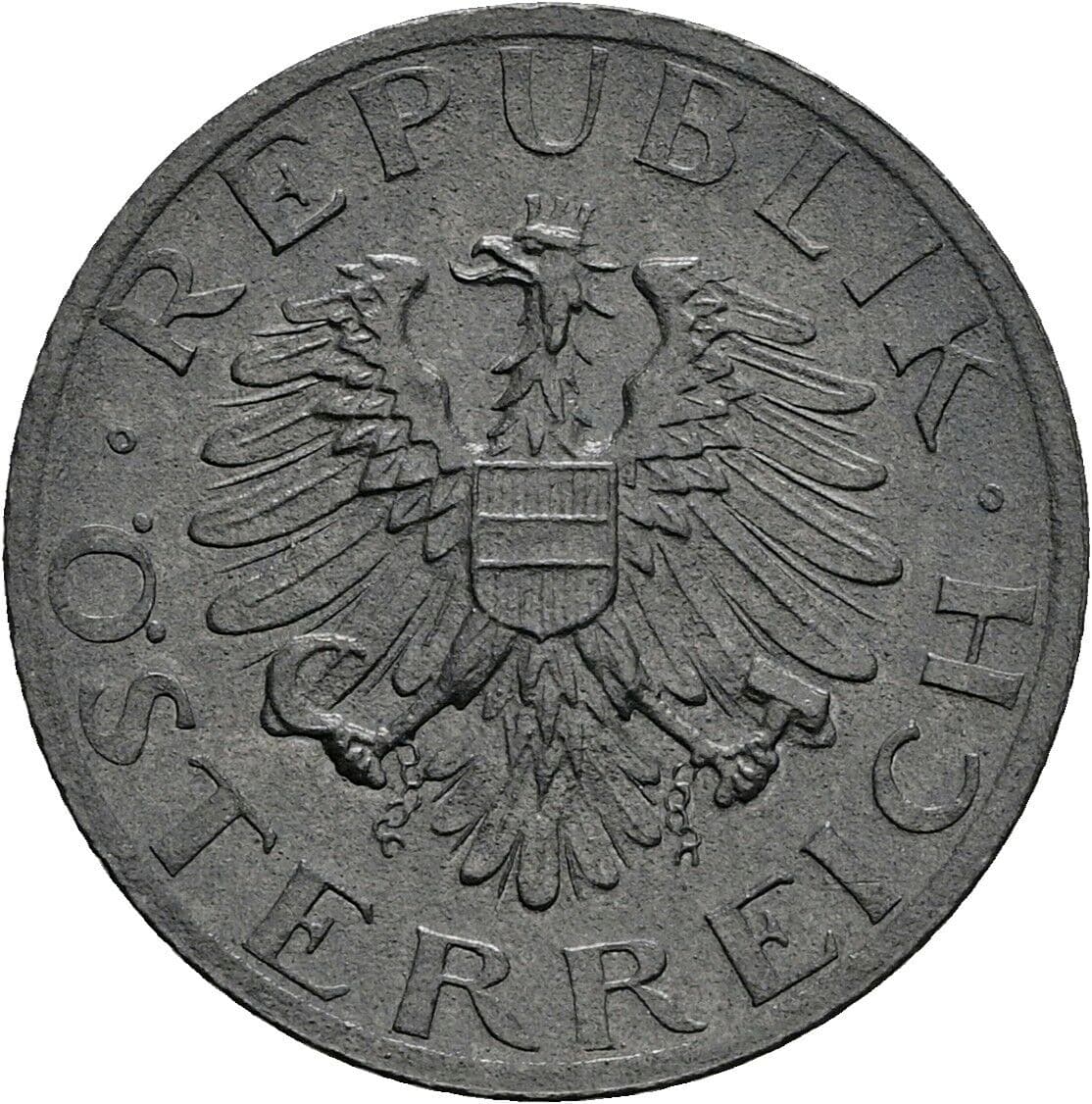 5 Groschen 1980 – Rückseite