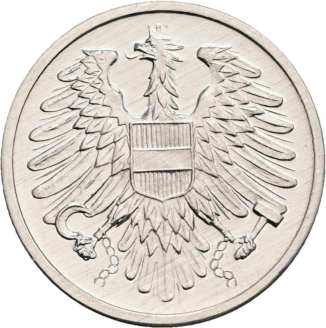 2 Groschen 1980 – Rückseite