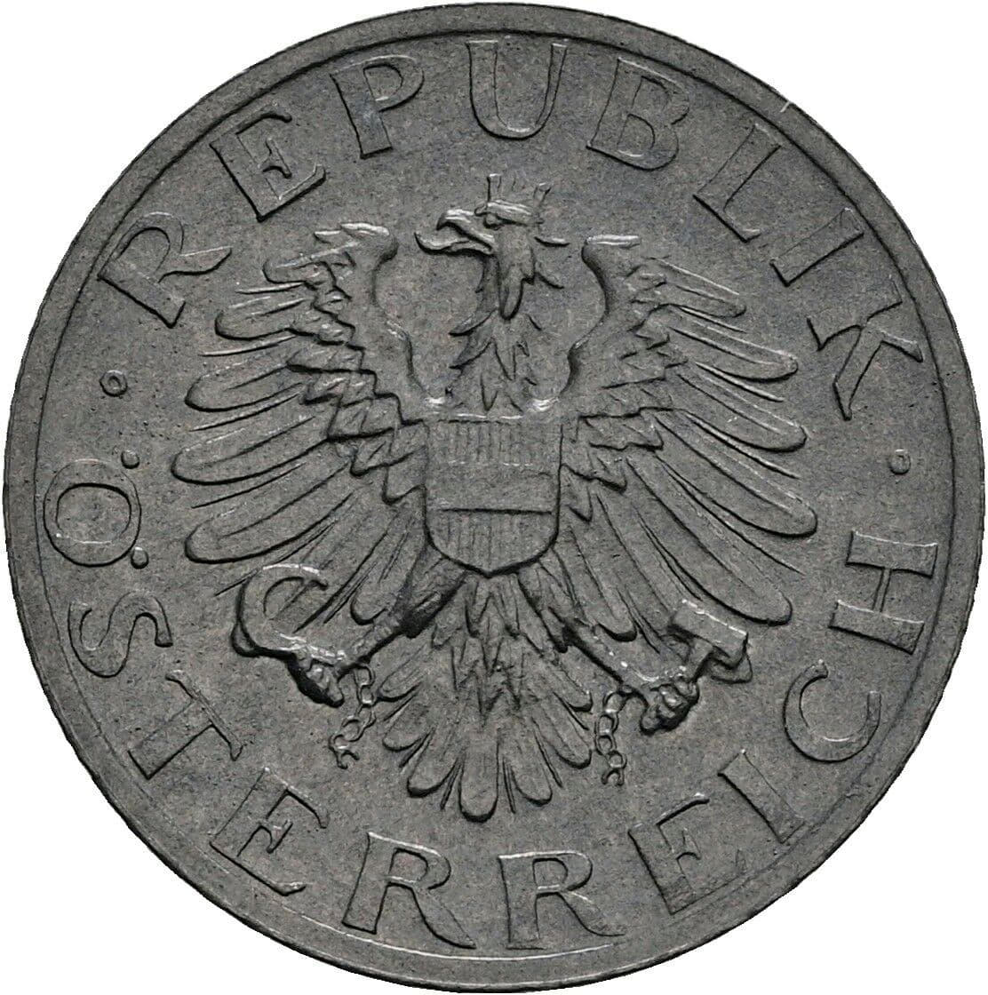 5 Groschen 1980 – Rückseite