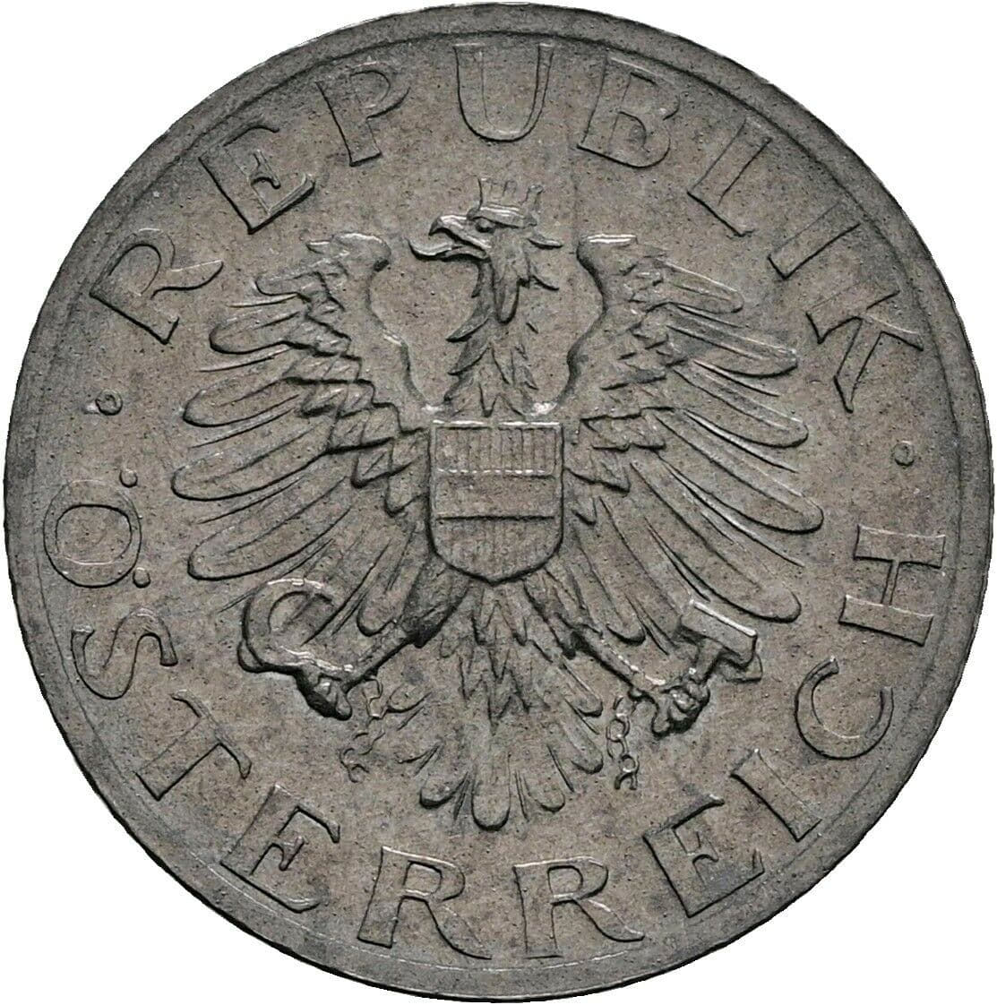 5 Groschen 1980 – Rückseite