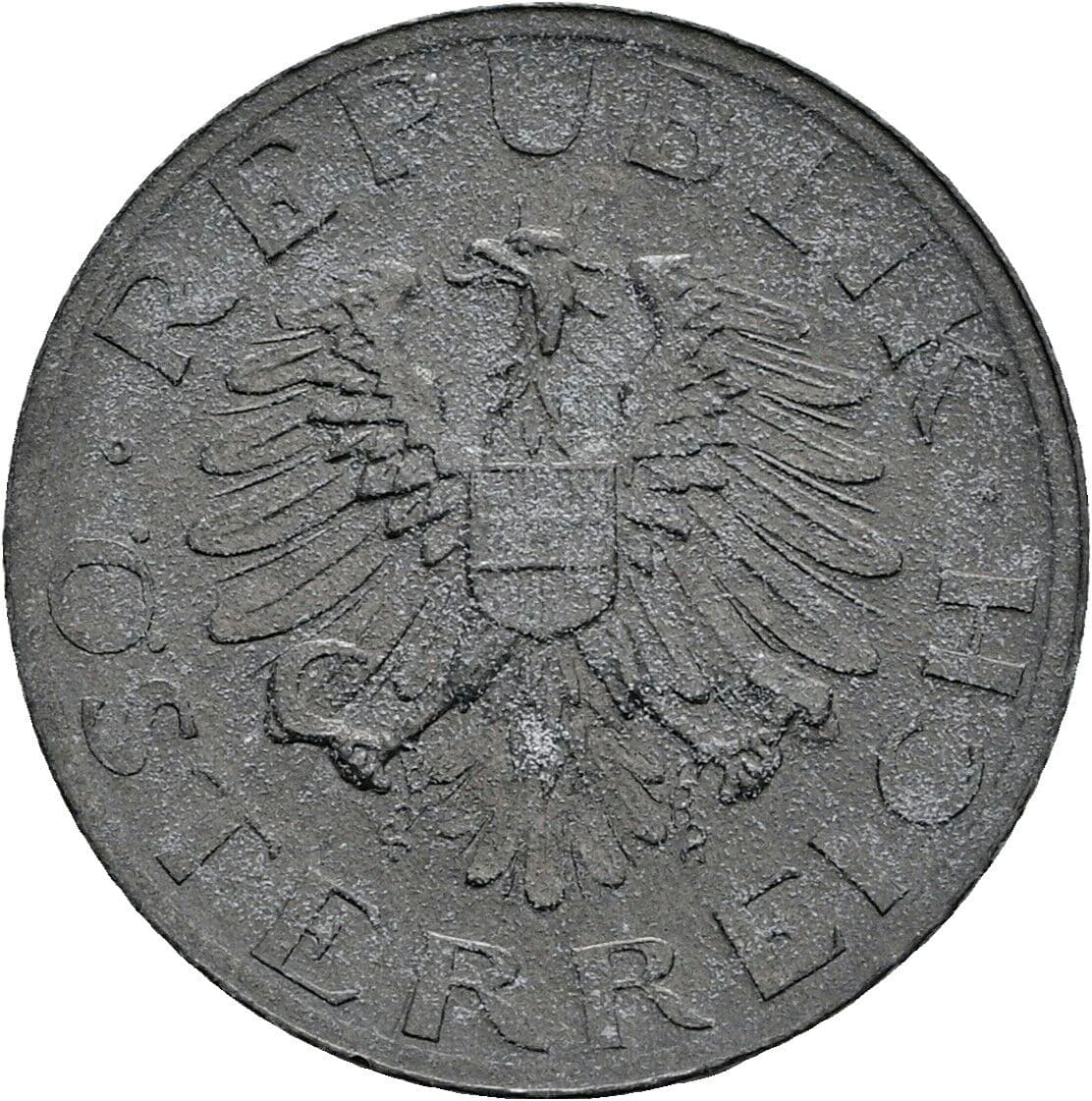 5 Groschen 1980 – Rückseite