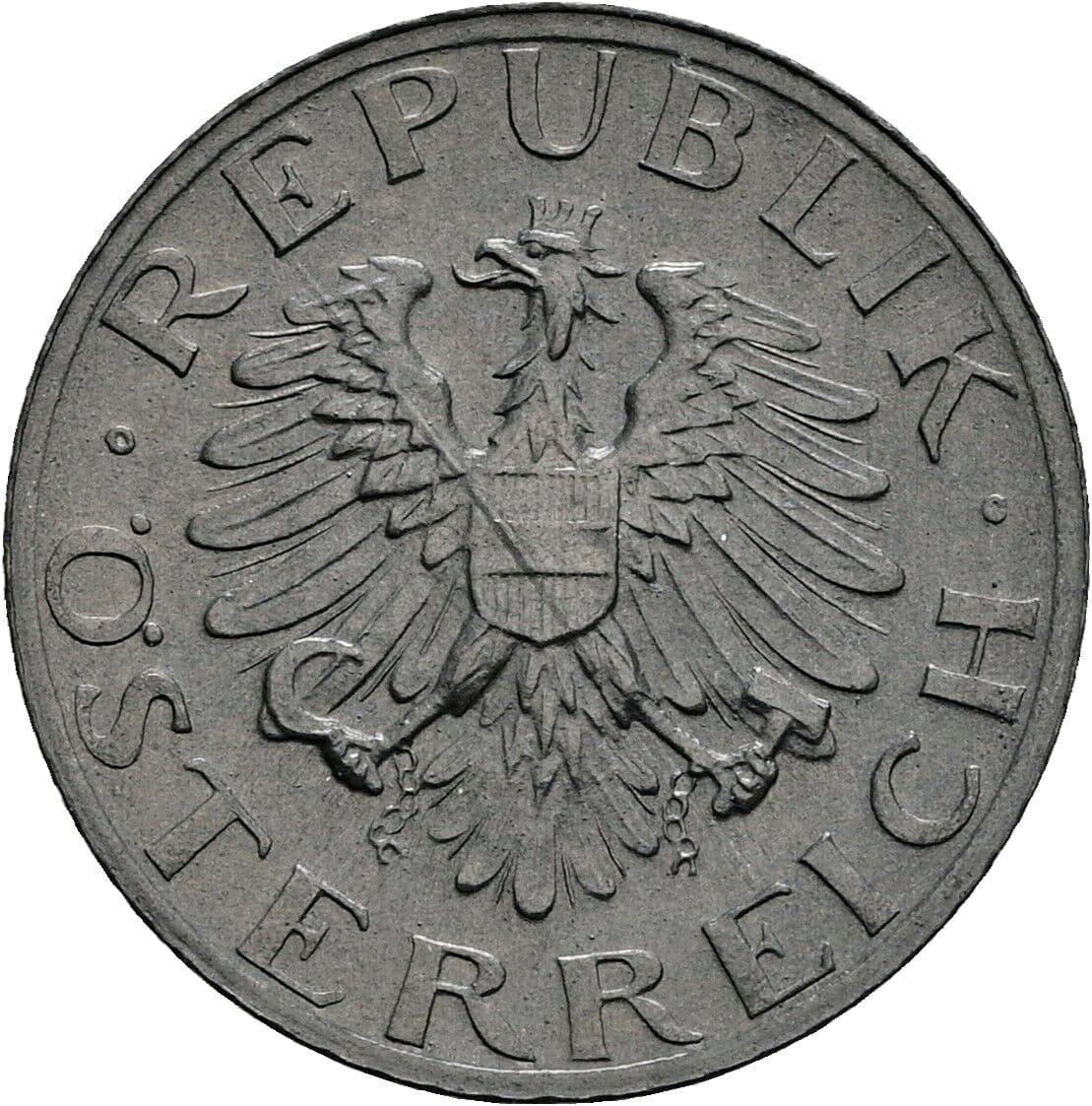 5 Groschen 1980 – Rückseite