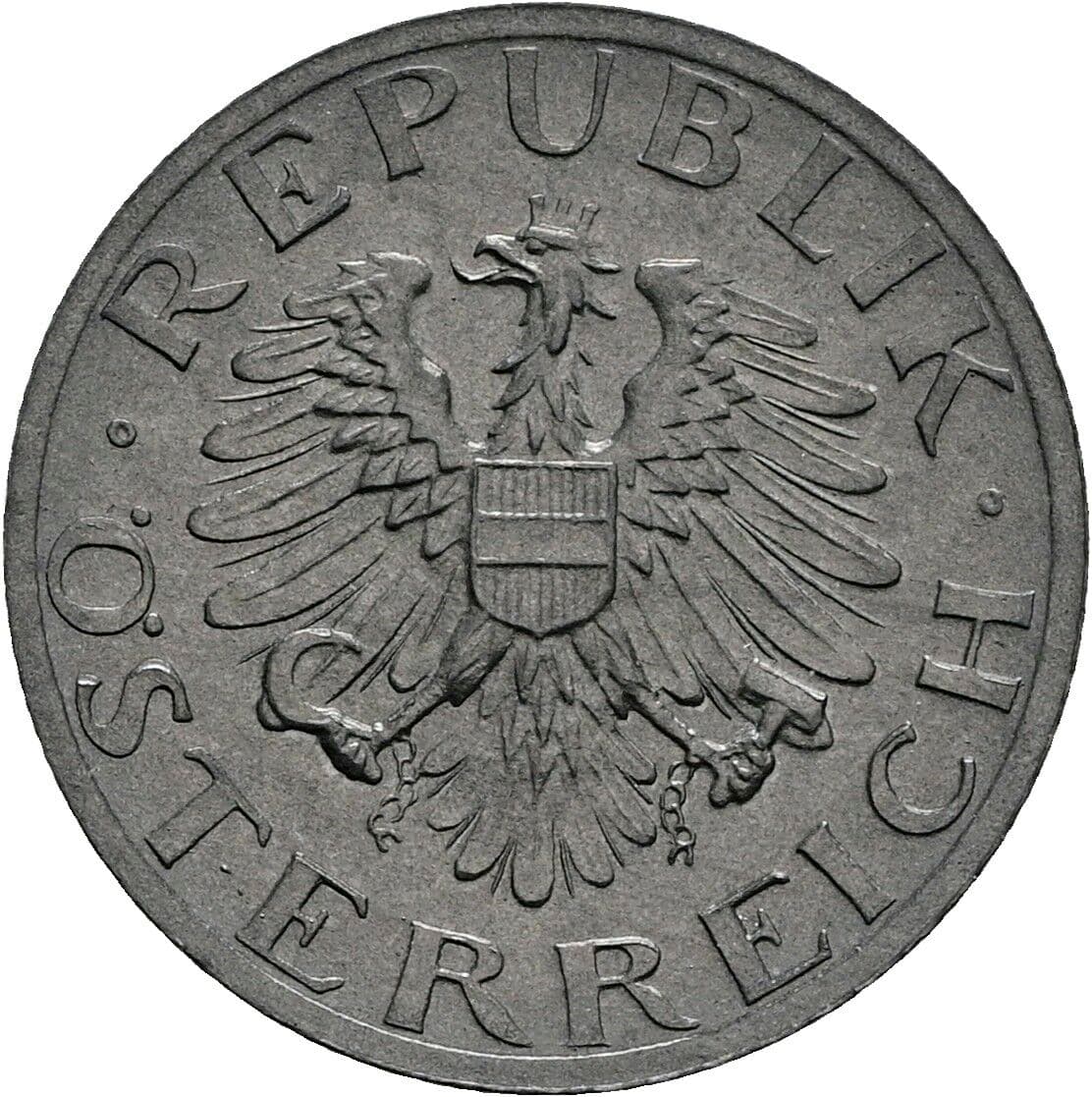 5 Groschen 1980 – Rückseite