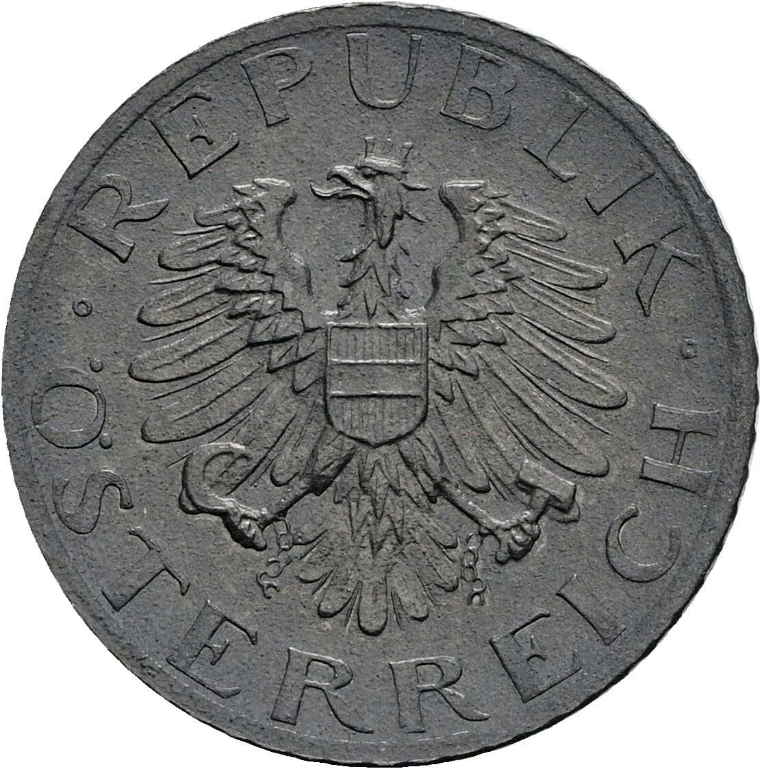 5 Groschen 1980 – Rückseite