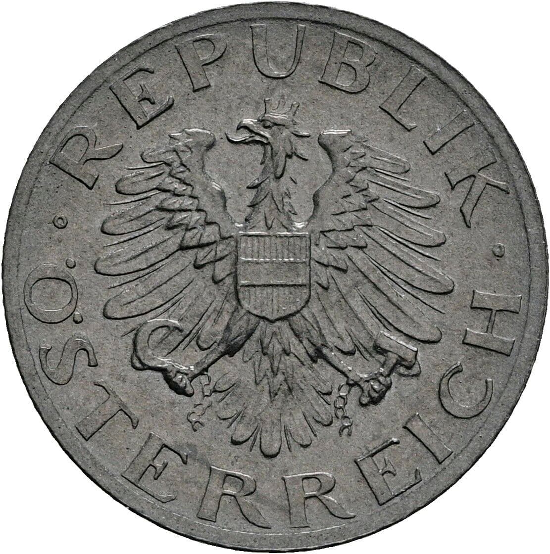 5 Groschen 1980 – Rückseite