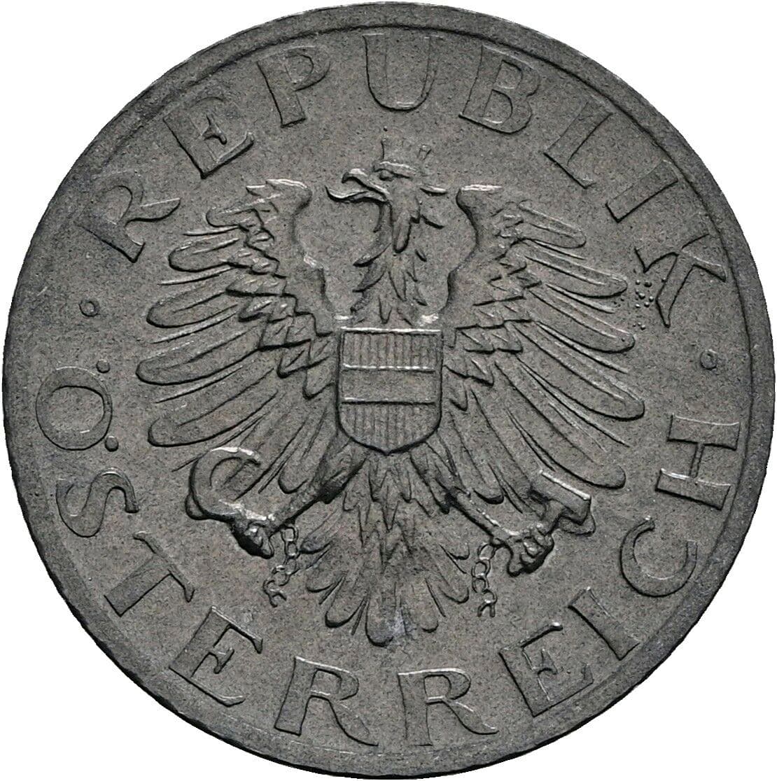 5 Groschen 1980 – Rückseite