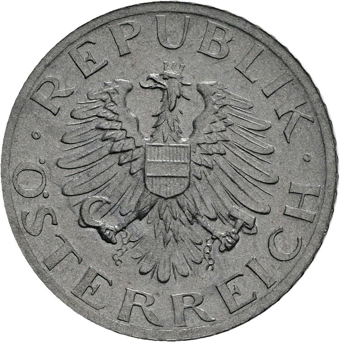 5 Groschen 1980 – Rückseite