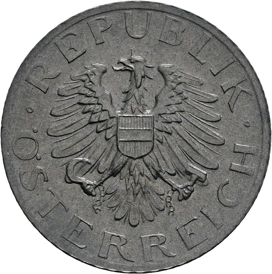 5 Groschen 1980 – Rückseite