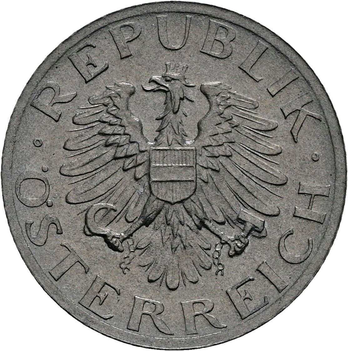 5 Groschen 1980 – Rückseite
