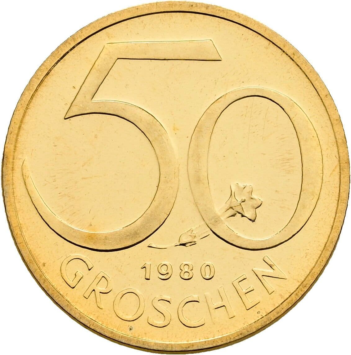 50 Groschen 1980 – Vorderseite