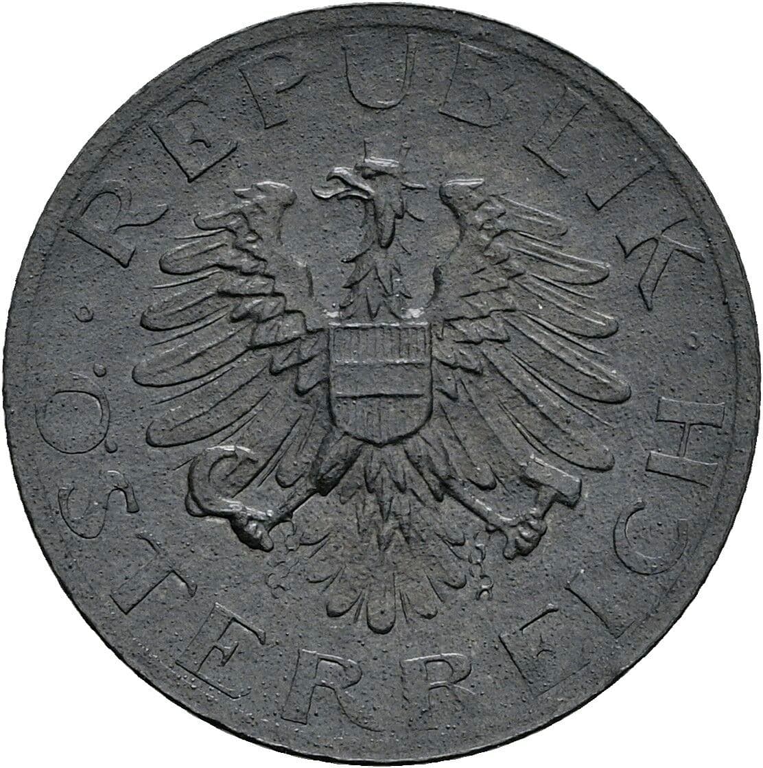 5 Groschen 1980 – Rückseite