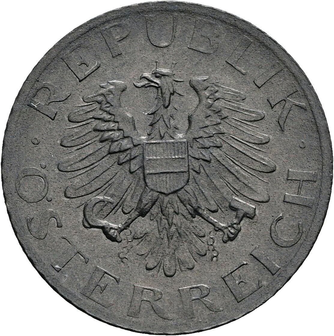 5 Groschen 1980 – Rückseite
