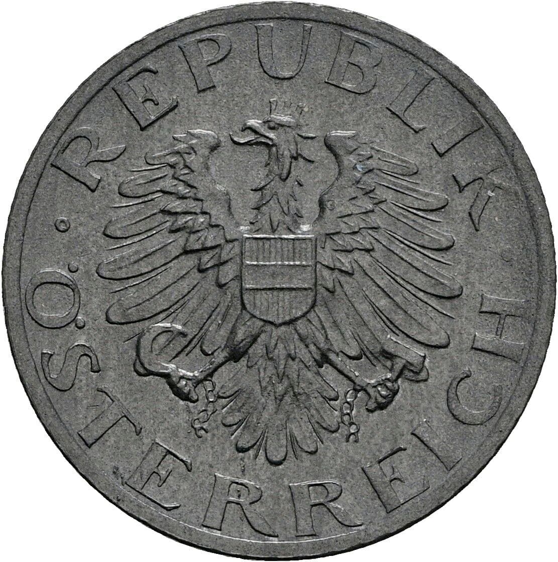 5 Groschen 1980 – Rückseite